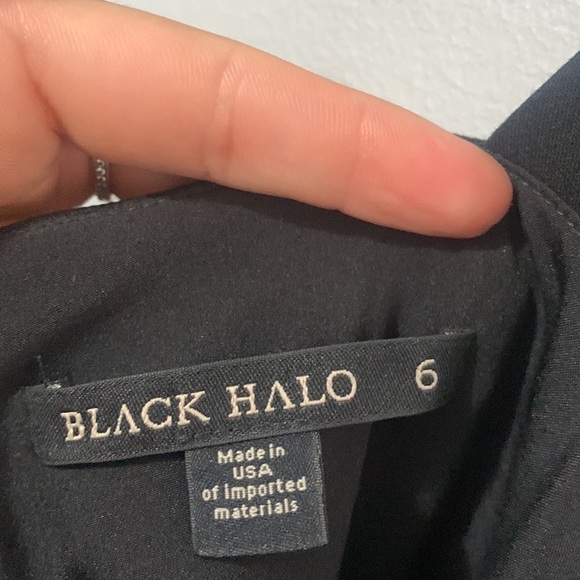 Black Halo Zahara Bow Detail Dress size 6 - Picture 7 of 11